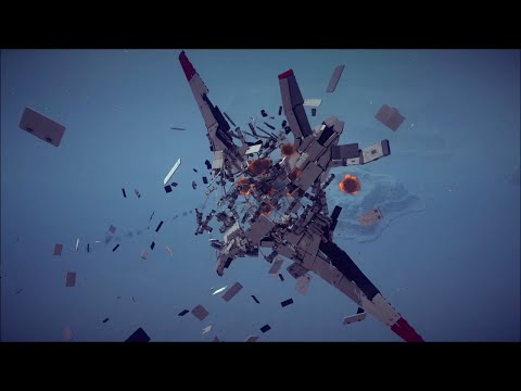 Cluster Rocket Destruction Compilation | Besiege