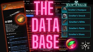 New World - Database: A Basic Guide!
