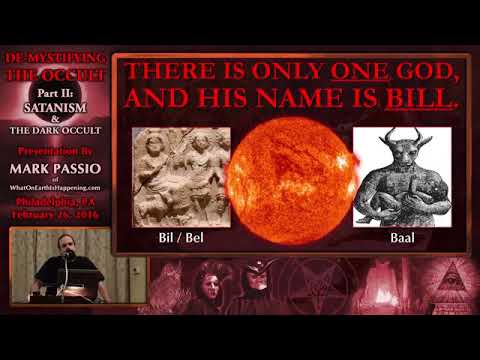 Mark Passio   There is only one god and his name is Bill
