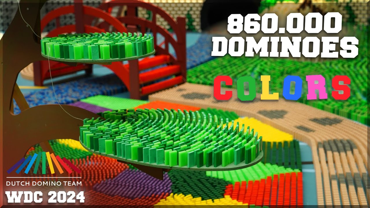 860.000 DOMINOES - WDC 2024 - COLOR THE WORLD IN DOMINO