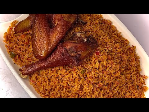 How to make Nigerian party jollof rice for 15 - 20 guests.