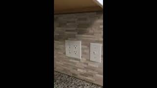 DIY SpeedTiles Back splash install final look and completed project with product links