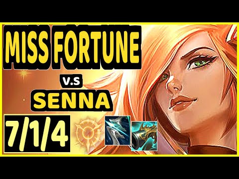 YUUKI60 (MISS FORTUNE) vs SENNA - 7/1/4 KDA BOTTOM ADC GAMEPLAY - EUW Ranked DIAMOND