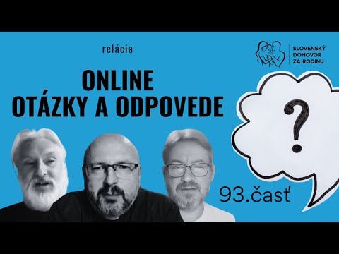 Online špeciál – Otázky a odpovede (93. časť) PREMIÉRA