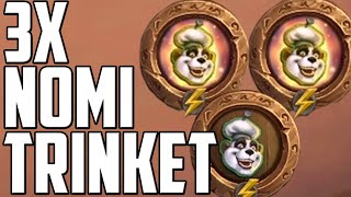 Triple Nomi Sticker Trinket | Hearthstone Battlegrounds