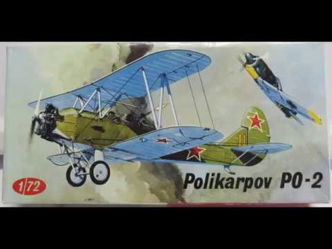 1/72 POLIKARPOV PO-2  avion de chasse KP rare 
