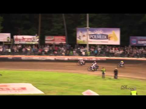 MRGARDEN GKM Grudziądz - PGE Stal Rzeszów - upadek w biegu 12