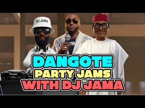 DJ Jama finally takes the stage at Dangote’s party 🎶🔥
