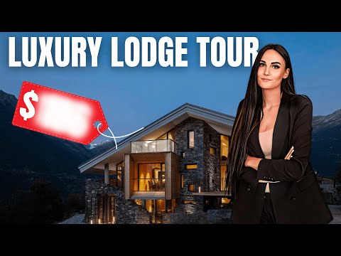 EPIC LUXURY CHALET / LODGE  AIRBNB TOUR IN FRENCH ALPS!!!