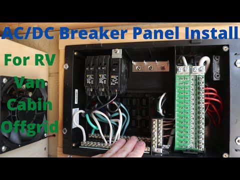 AC/DC Distribution Panel Install For RV/Van/Boat/Cabin