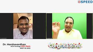 Download Lagu NEET SS 2020, SPEED TOPPERS, Dr. Harshavardhan.,20 Rank, MCH Urology SPEED 9840077508 Thumbnail