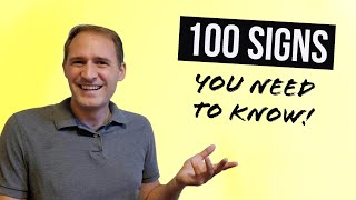 100 Basic ASL Signs and Phrases You Need To Know!