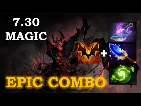 [Dota Magician] Miracle Shadow Fiend Epic Burst Magic Combo