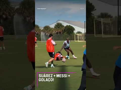 A dupla ‘Suárez + Messi’ resulta em GOLAÇO e não é de hoje… 💥🤯⚽ #shorts