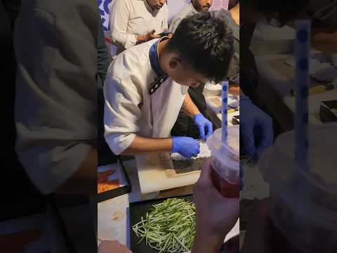 Rolling into deliciousness! 🍣Learn the art of making Kimbap #kimbap #sushi #sushirolls #korean