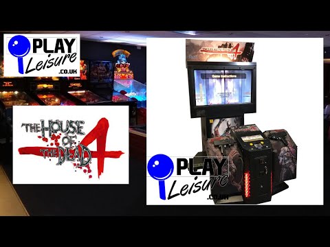 Get ready for a Zombie attack... It's a The House of The Dead 4 Deluxe Arcade Machine, and it's EPIC