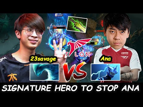 23savage Morphling Signature Hero vs Ana GOD - New Talon Carry ??? Dota 2 pro Gameplay