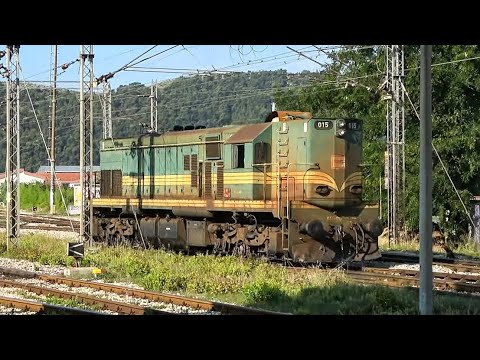 MonteCargo Kennedy végez tolatást Bár állomáson