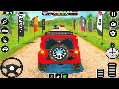 4x4 Offroad Jeep Driving Simulator 3D - Drive SUV 4x4 jeep Offroad Game - Android GamePlay