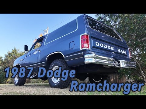 37k-Mile 1987 Dodge Ramcharger 4×4