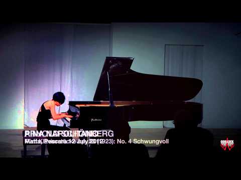 Pina Napolitano - Schönberg, Fünf Klavierstücke op. 23 - Project Odradek Festival, Matta, Pescara