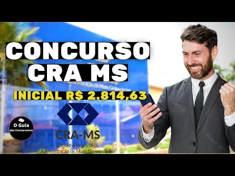 URGENTE: CONCURSO CRA-MS EDITAL E INSCRIÇÃO ABERTAS NÍVEIS MÉDIO E SUPERIOR CONCURSOS ABERTOS