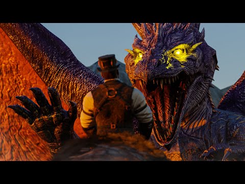 THE NEW PACK HUNTERS FIGHT THE DRAGON | HYBRIDS | ARK SURVIVAL EVOLVED [EP35]