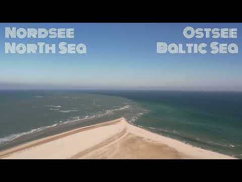 Skagen, Denmark - The point where North Sea and Baltic Sea meet - 4K60fps