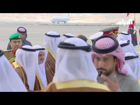 هكذا استقبل جلالة ملك البحرين المعظم أخاه أمير دولة الكويت الشيخ مشعل الأحمد الصباح