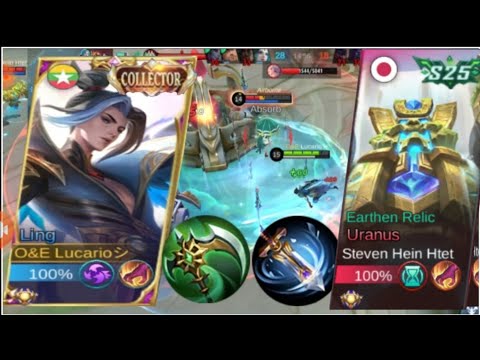 LING INSANE DAMAGE AND INSANE ATTACK SPEED MYTHICAL GLORY - LING MLBB
