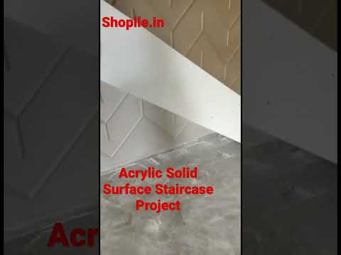 Bellissimo Acrylic Solid Surface Stairs