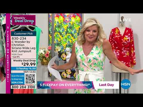 HSN | C. Wonder Christian Siriano Fashions Celebration 07.12.2023 - 07 PM