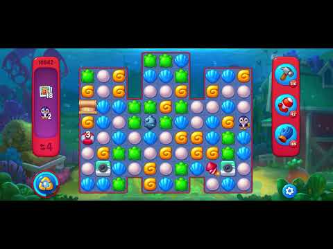 Fishdom Hard level 10842 no boosters フィッシュダム ハード