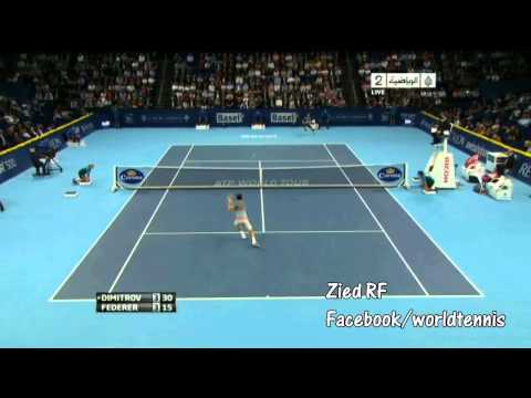 Roger Federer Vs Grigor Dimitrov Full Highlights Basel 2013 (HD)