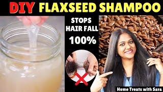DIY Flaxseed Shampoo | Accelerates Hair Growth and Treats Hair Fall (MUST TRY)