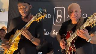 Mark Whitfield meets Isaiah Sharkey @D'Angelico Guitars - NAMM 2025