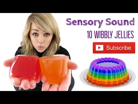 Screenshot of video: Sensory- Wibbly Jellies
