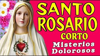 SANTO ROSARIO Corto🌷hoy martes 3 de diciembre PAZ✨ALEGRIA🌹Misterios Dolorosos🙏Pide a la Virgen María