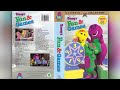 Barney S Fun Games 1996 1996 VHS Release Canadian Release