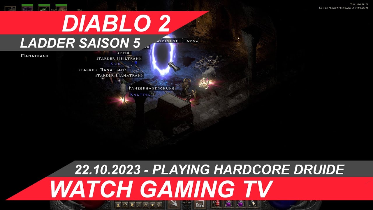 #diablo2resurrected Druide Ladder Saison5 Hardcore PART12 #GAMEPLAYS #DEUTSCH