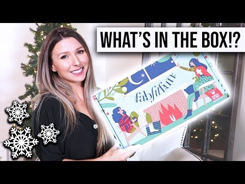 FABFITFUN WINTER 2018 UNBOXING! Video