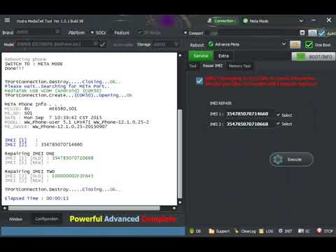 Asus ZC500TG ZenFone GO IMEI Repair by Hydra Tool