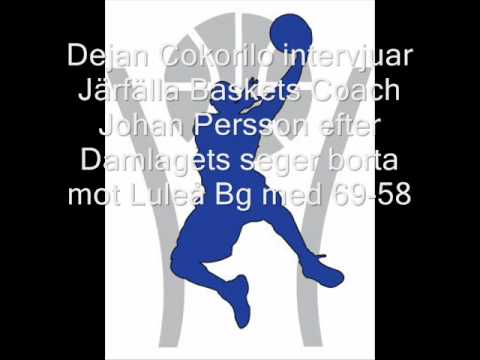 Seger intervju efterJärfälla Baskets seger mot Luleå BG borta