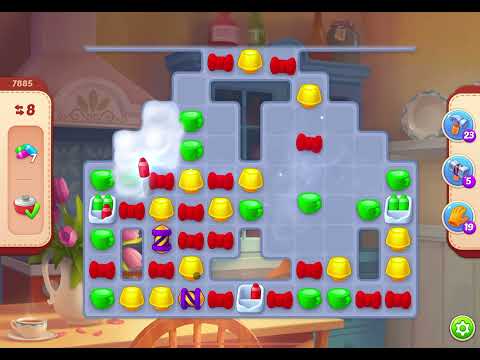 HomeScapes Level 7885 no boosters (23 moves)