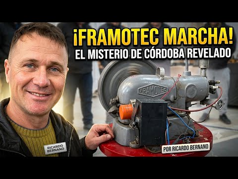 El motor estacionario de 1930 fabricado por dos hermanos de San Francisco, Córdoba, Argentina #motor