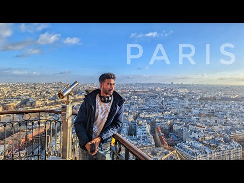 Climbing the Eiffel Tower in Paris for Just 500 ₹Rupees by Indian Traveler 2023 | Shot on GoPro