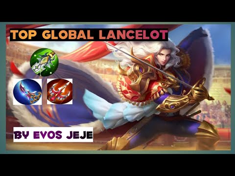 TOP GLOBAL LANCELOT EVOS JEJE MENGGILA - HYPER CARRY BY EVOS JEJE - MOBILE LEGENDS