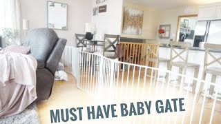 Regalo Super Wide Baby Gate Review | Must Have Baby Product!