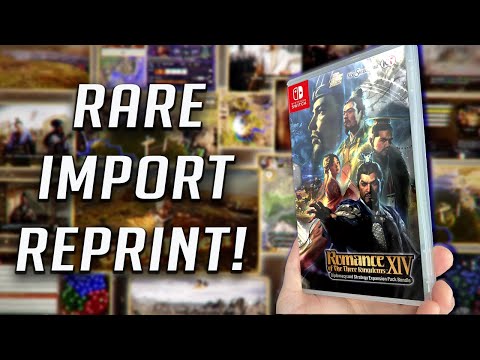 RARE Switch Import Reprint! Three Kingdoms in ENGLISH!