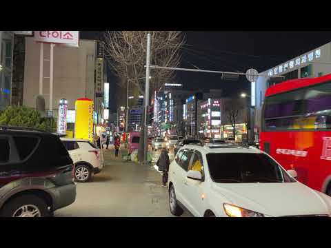 대전 괴정동 거리 걸어 봅니다  용문역에서 탄방 사거리 괴정동 먹자 골목 맛집  롯데 백화점 주변 산책🚶‍♂️walking tour korea 4k